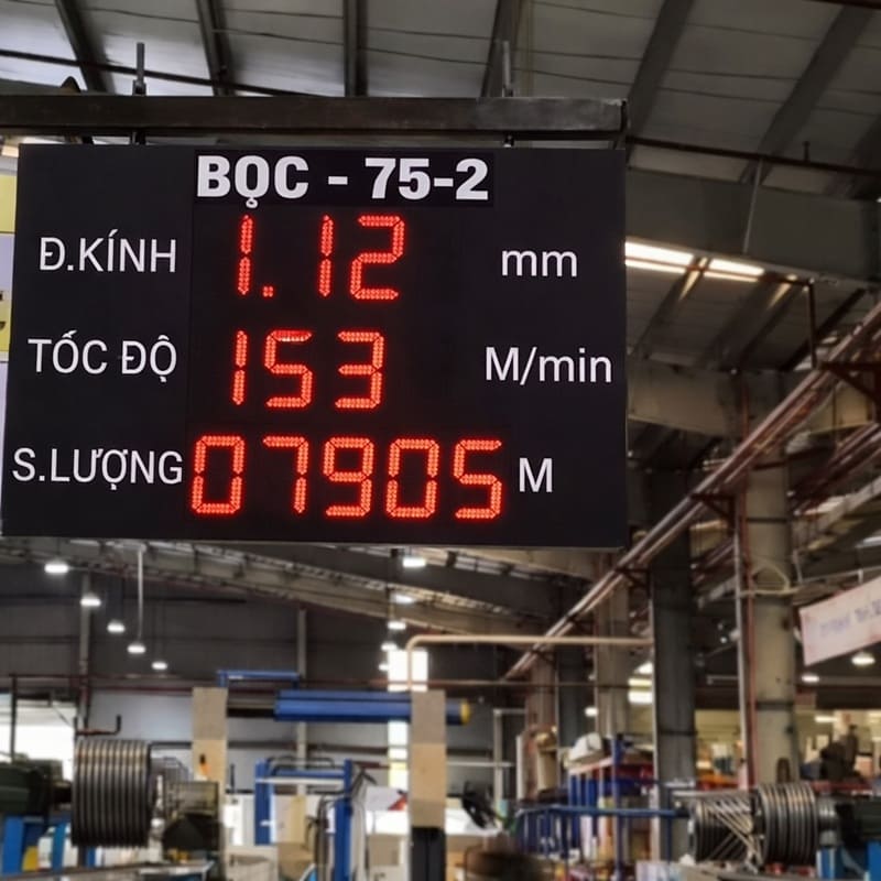 bảng led hiển thị đường kính